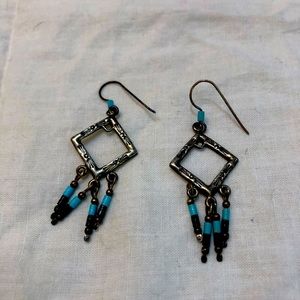 Silver earrings